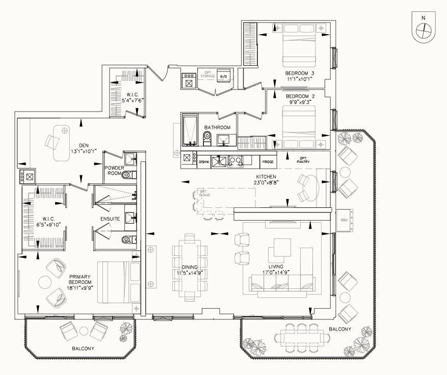 Combo 1117 + 1118 floor plan