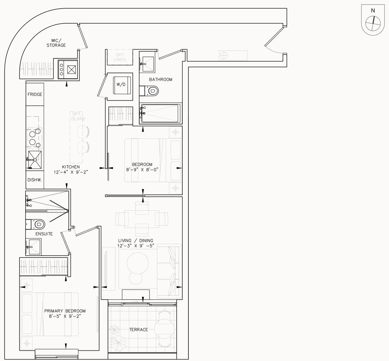 Plan 858 floor plan