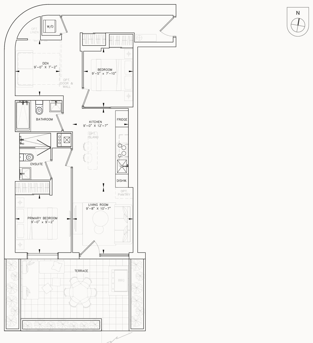 Plan 883 floor plan