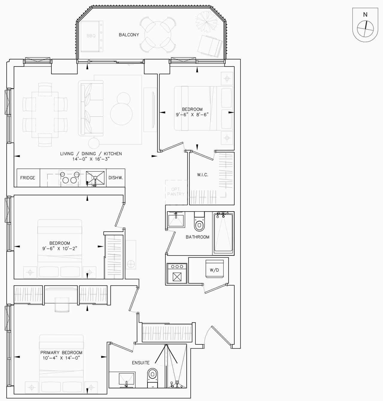 Plan 980 floor plan