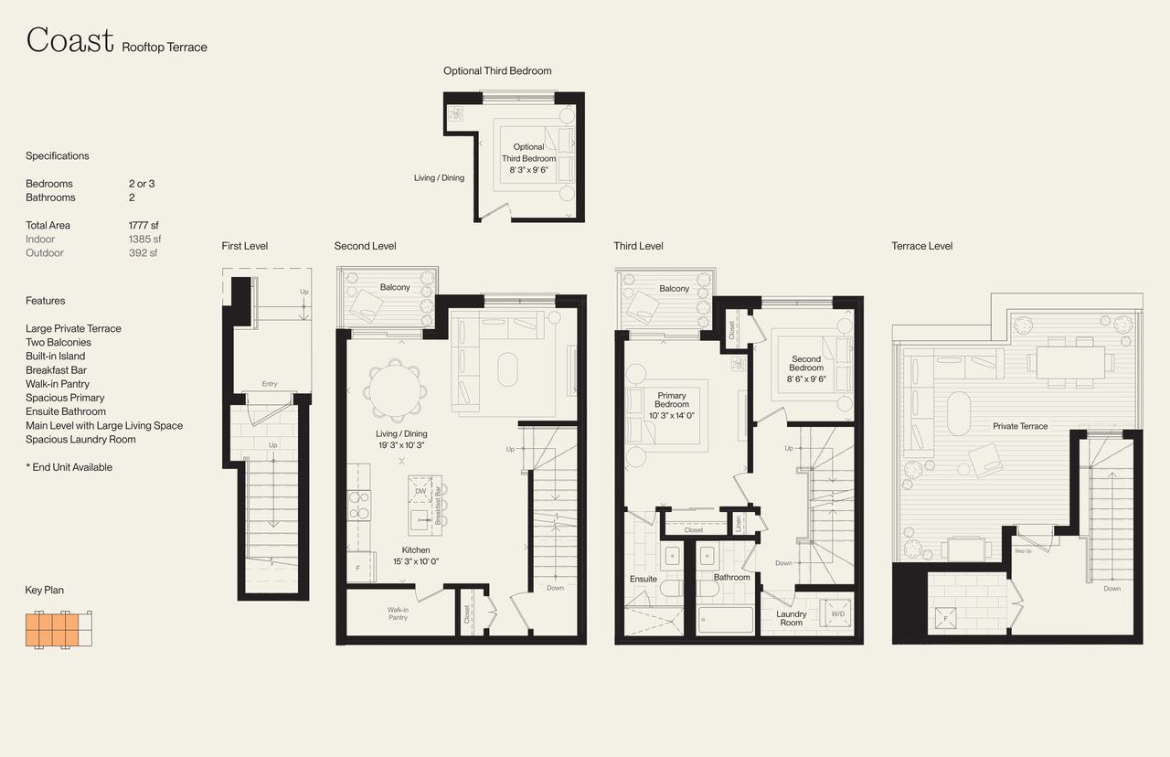 Coast with Rooftop Terrace floor plan