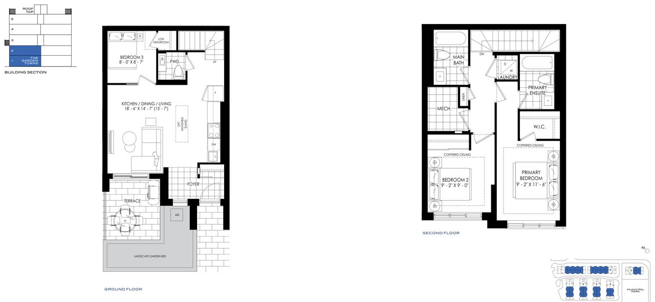 The Garden Towns 1118 floor plan