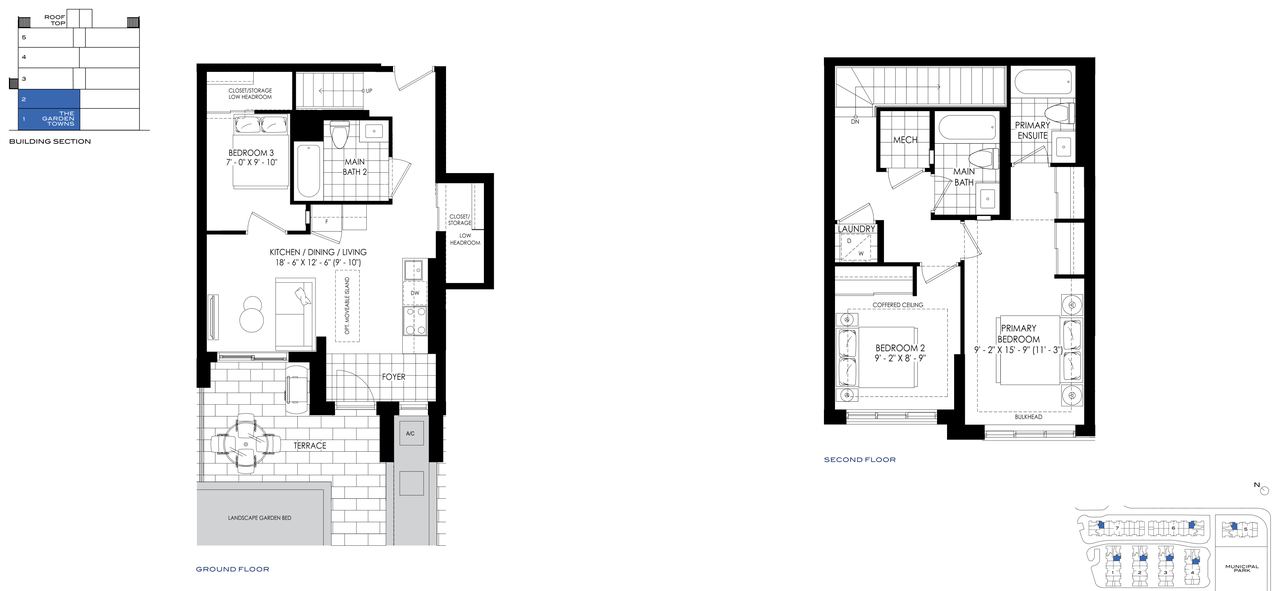 The Garden Towns 1164 floor plan
