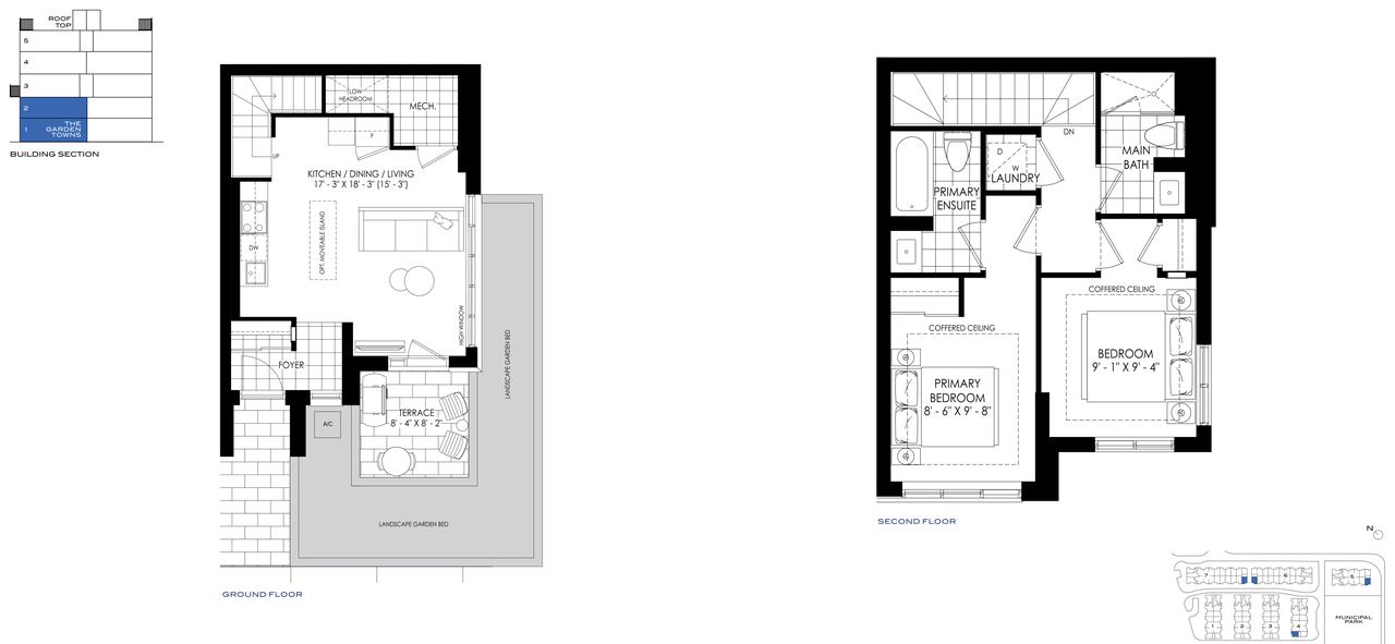 The Garden Towns 952 floor plan