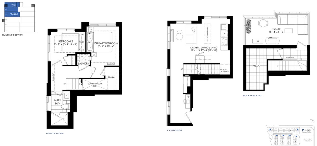 The Sky Towns 1071 floor plan