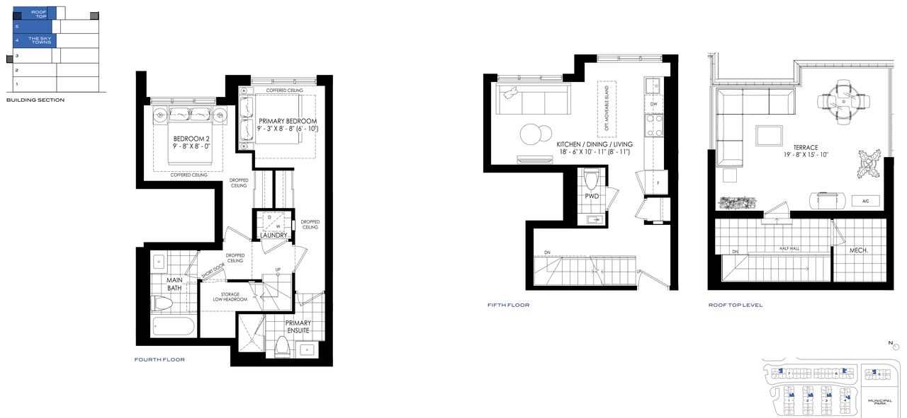 The Sky Towns 1091 floor plan