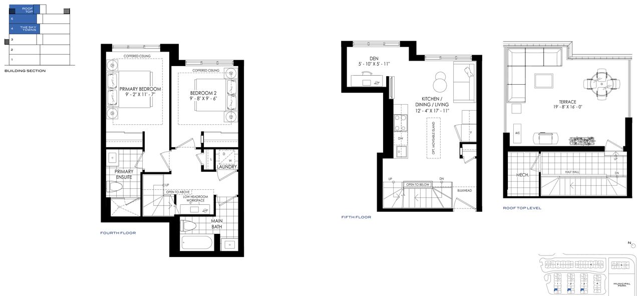 The Sky Towns 1092 floor plan