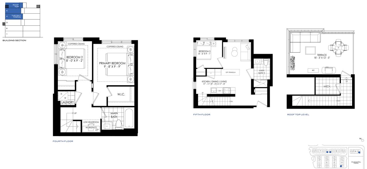 The Sky Towns 1137 floor plan
