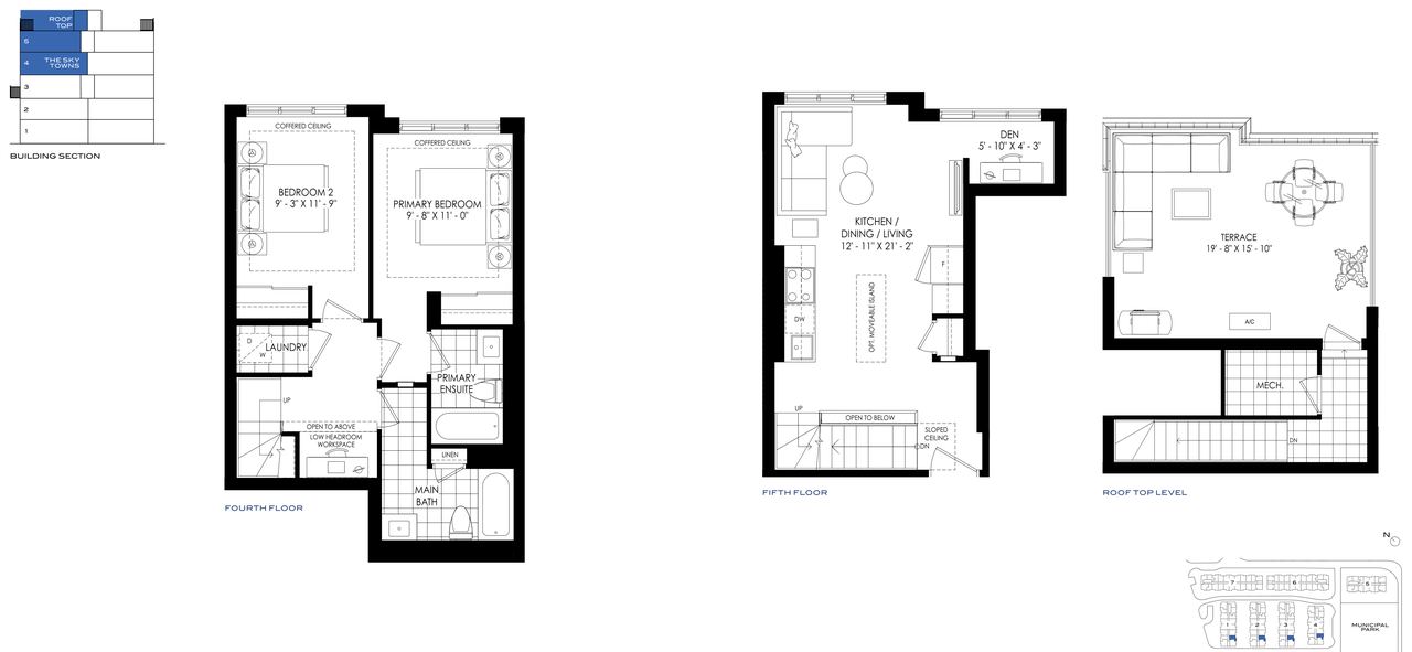 The Sky Towns 1139 A floor plan