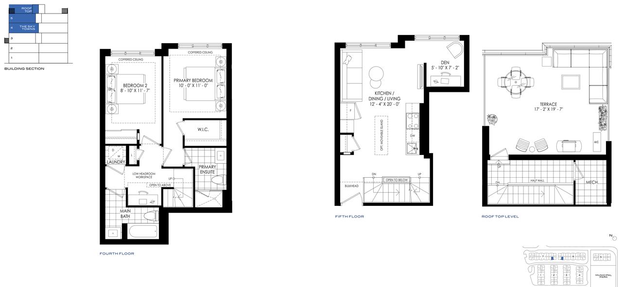 The Sky Towns 1155 floor plan