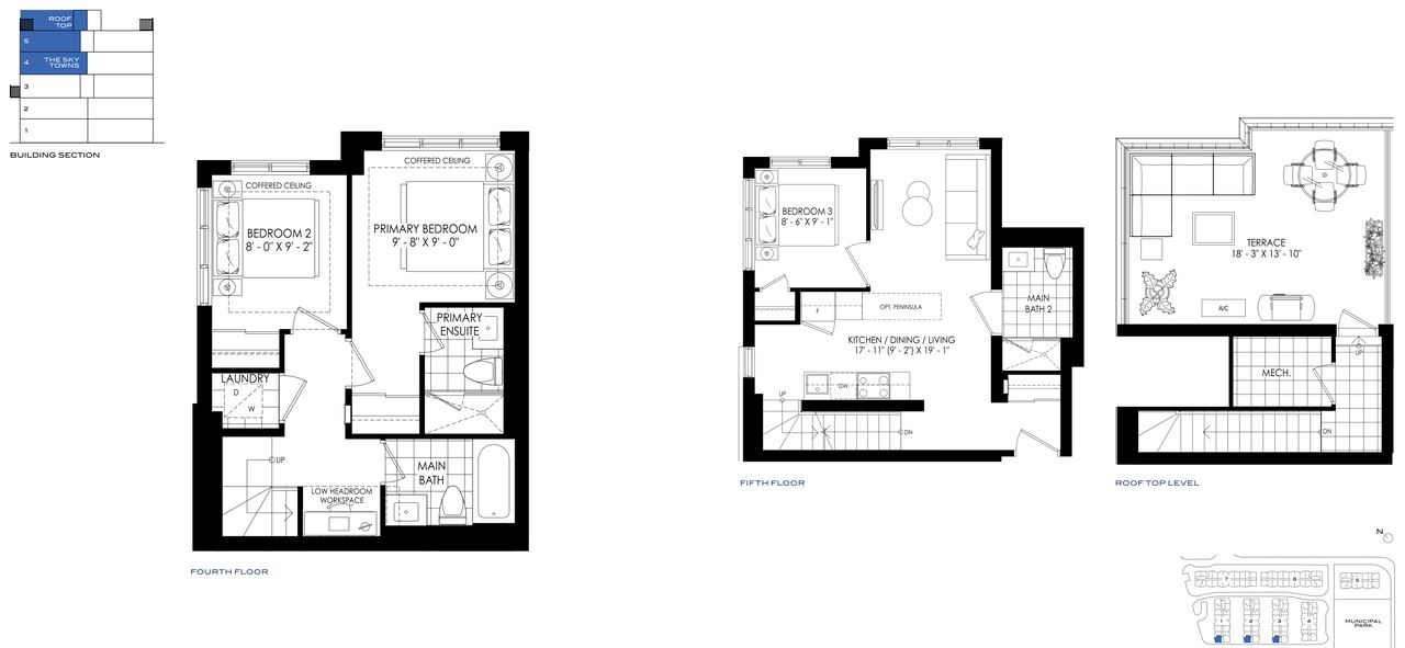 The Sky Towns 1181 floor plan