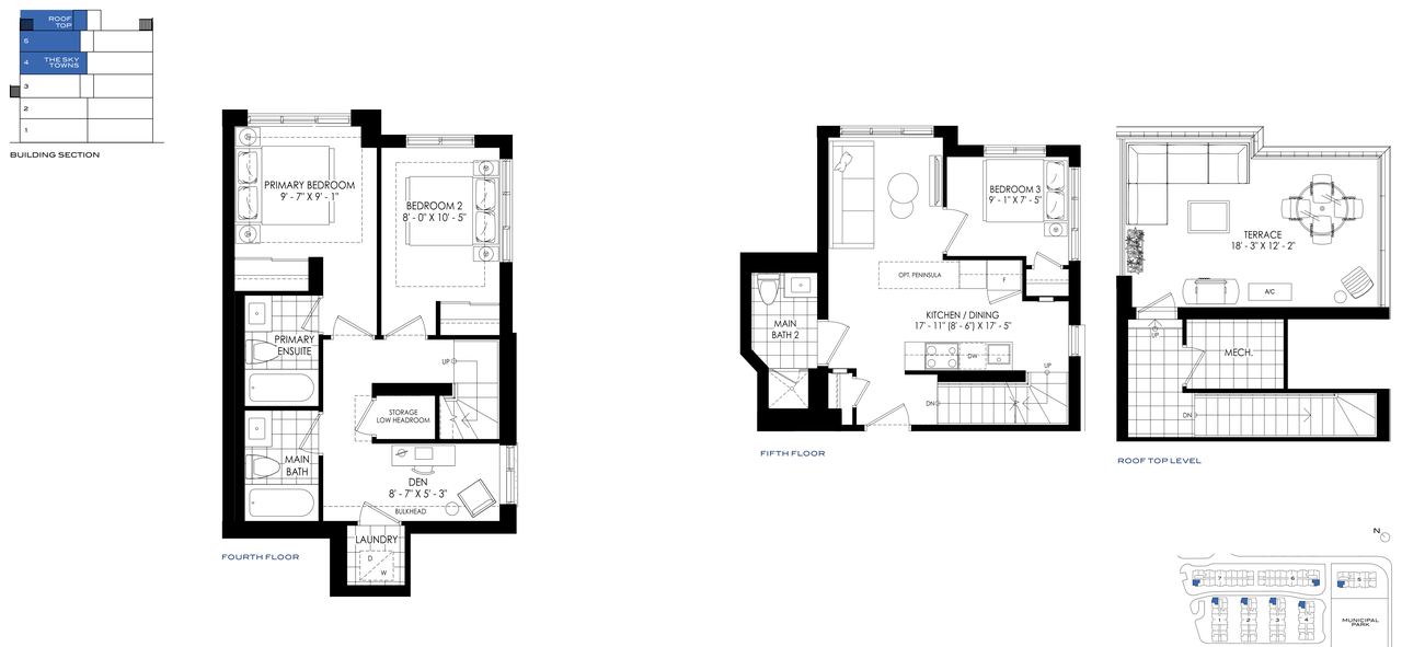 The Sky Towns 1204 floor plan