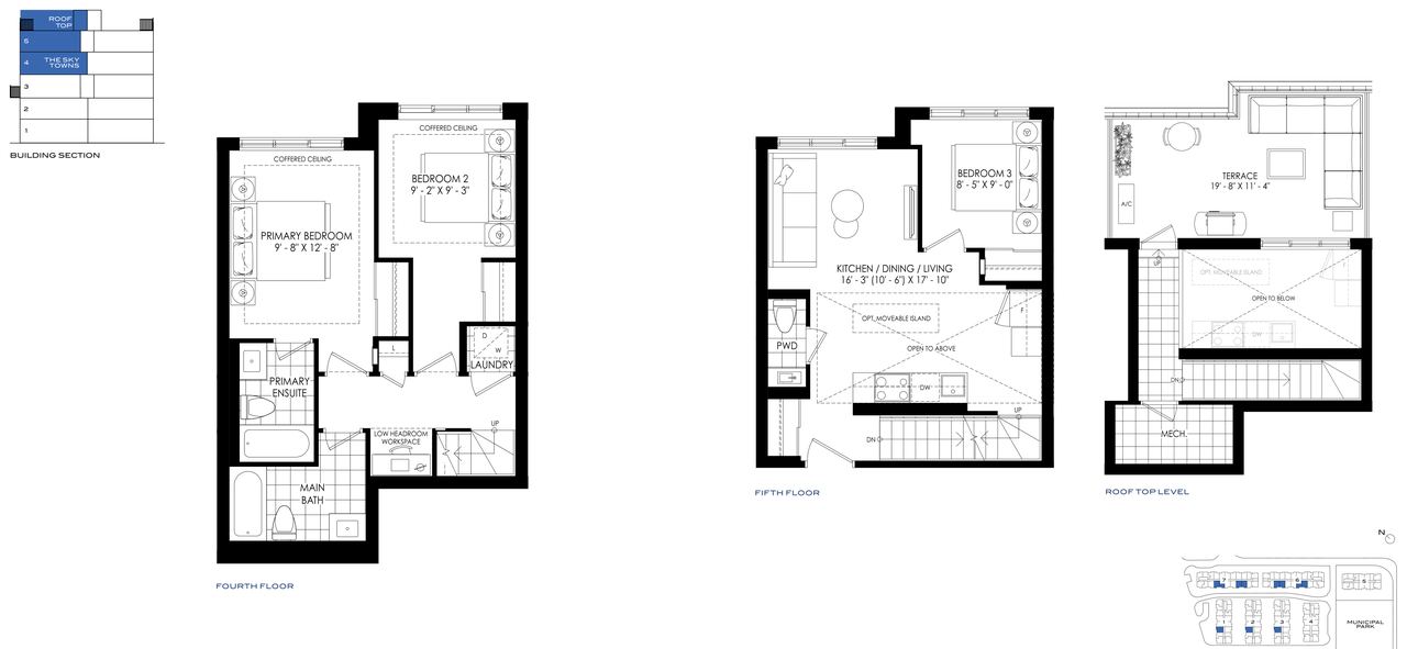 The Sky Towns 1212 floor plan