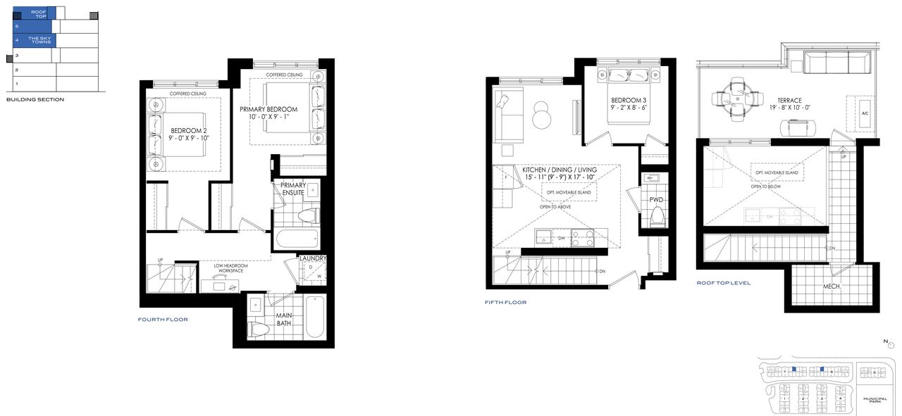 The Sky Towns 1215 floor plan