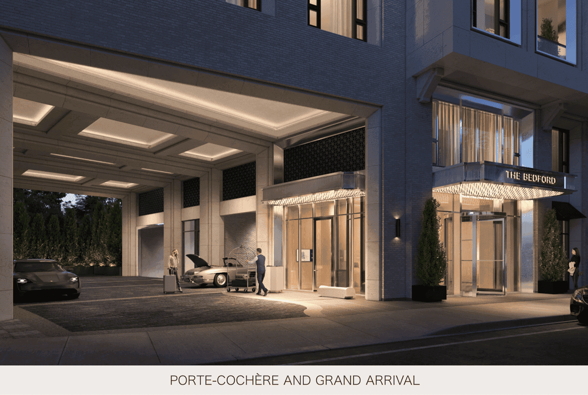 Porte-Cochère and Grand Arrival