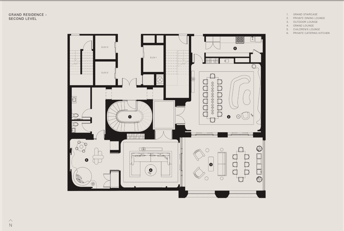 Second Level Floor Plan