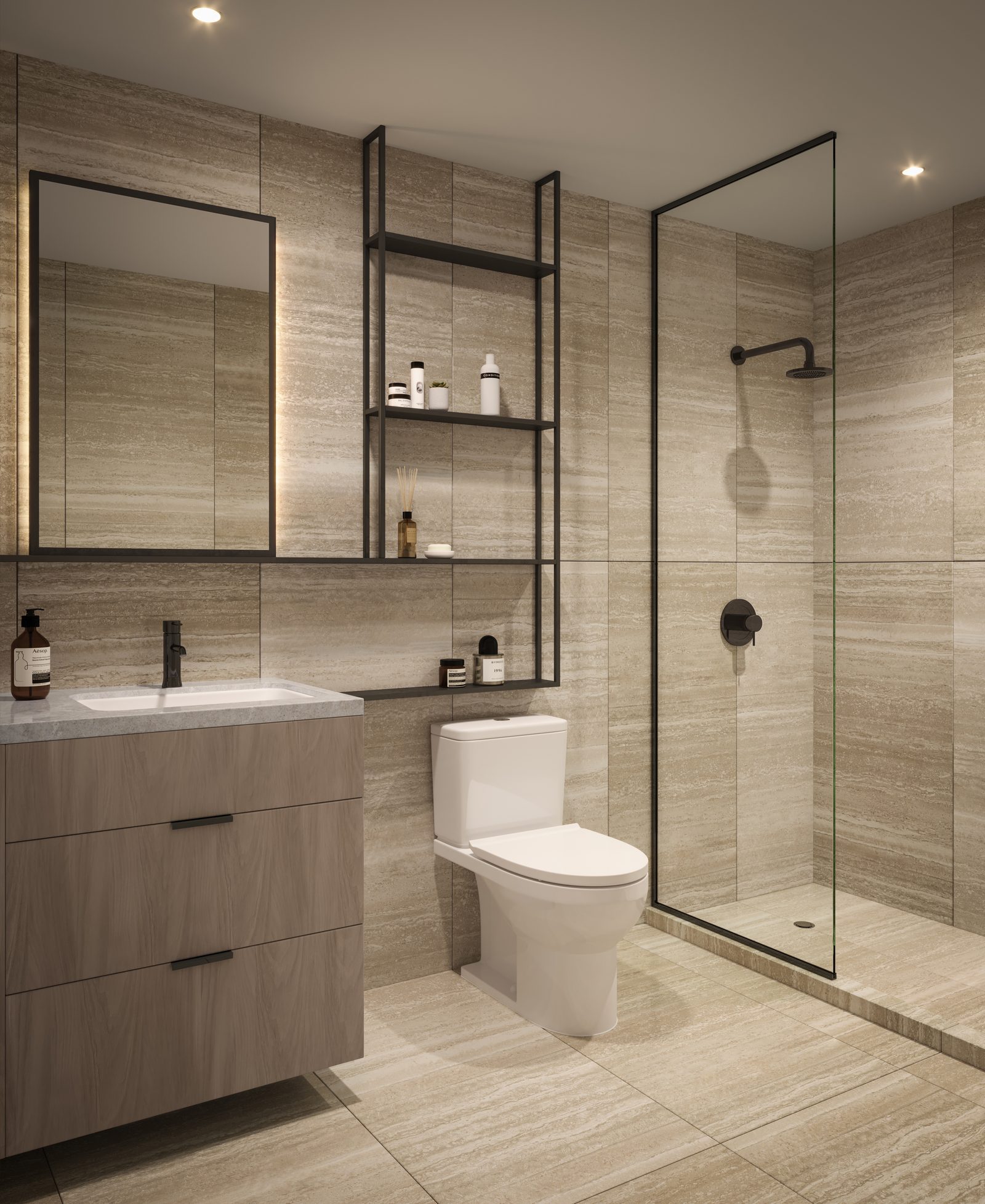 Suite bathroom