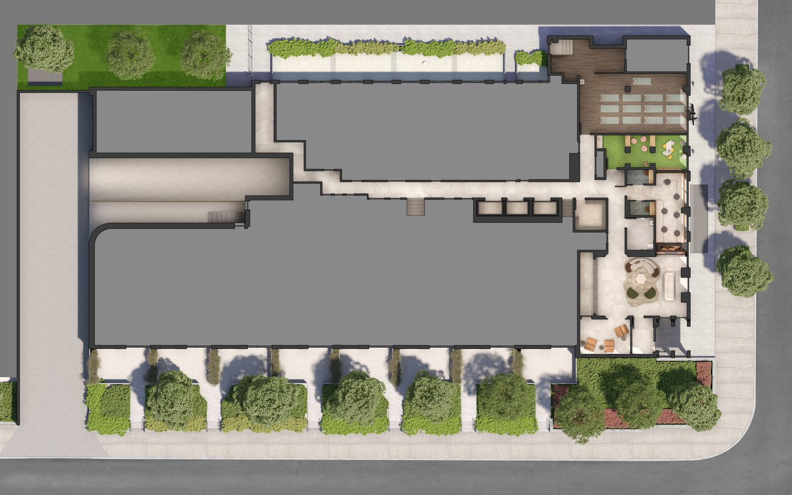 Ground floor amenity plan
