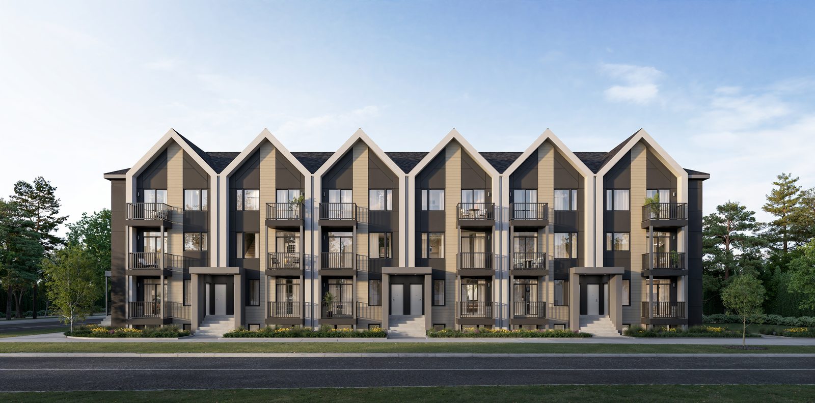 Aura Lakeview Village Towns exterior rendering