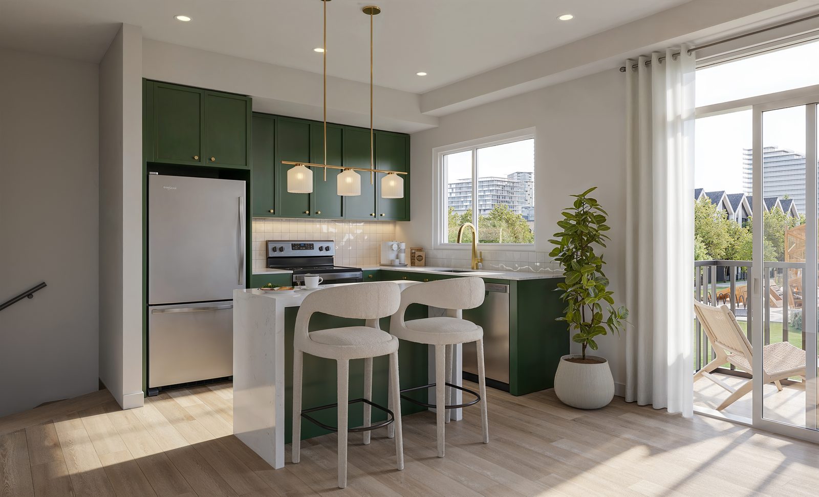 Aura Lakeview Village Towns kitchen interior