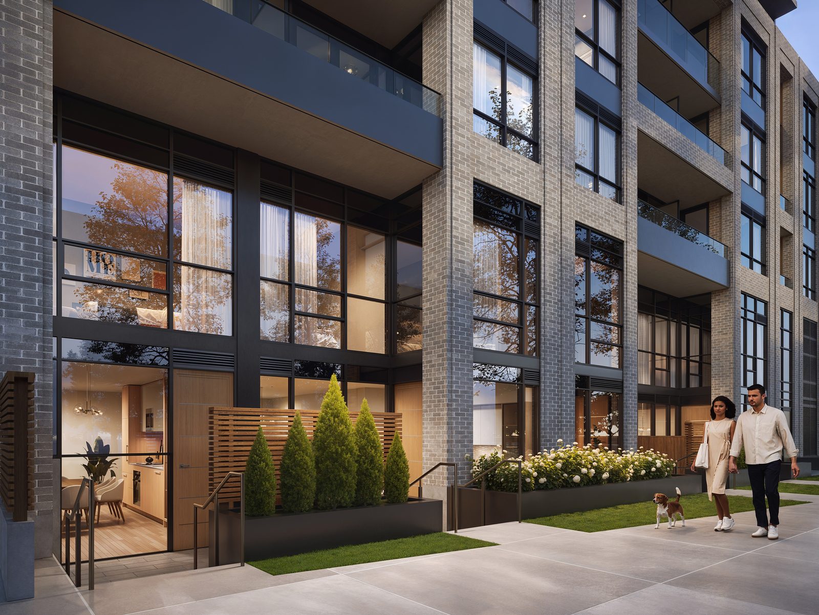 Exhale Townhome Collection exterior rendering