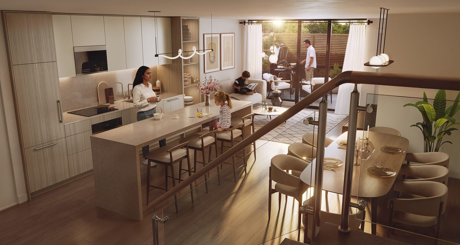 Exhale Townhome Collection interior