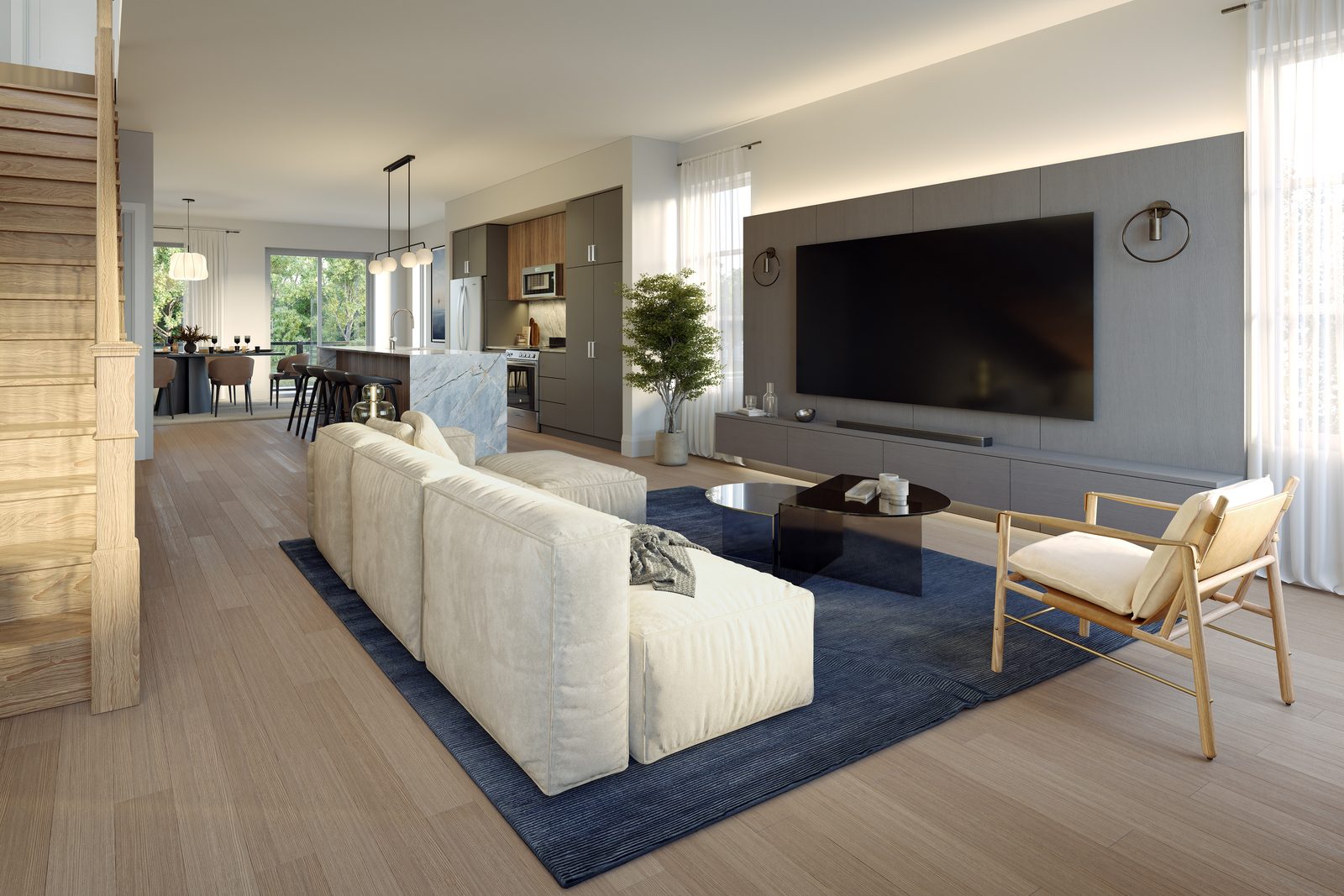 Pier House Towns living room interior