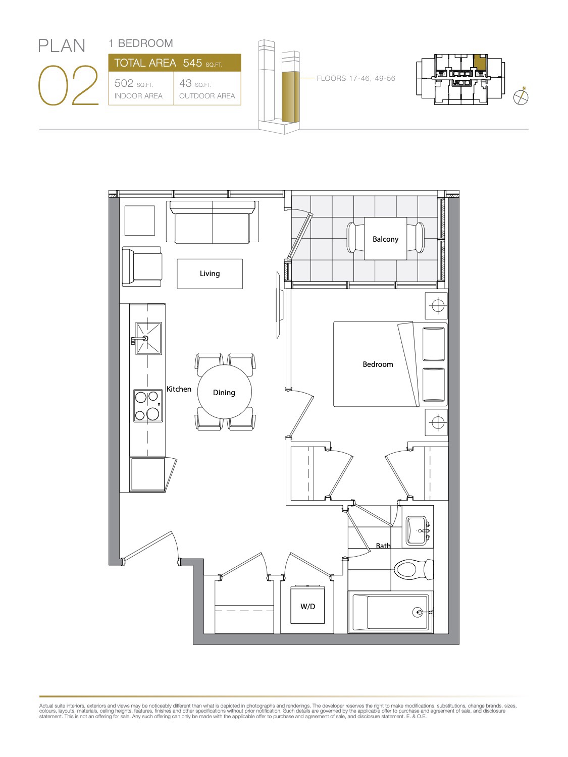 Suite 1902 · Plan 02 Floor Plan