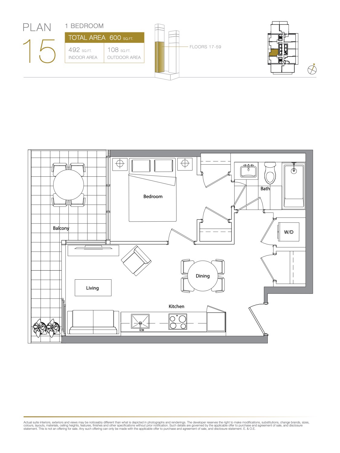 Suite 4315 · Plan 15 Floor Plan