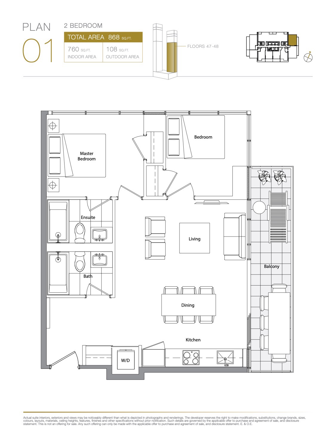 Suite 4701 · Plan O1 Floor Plan