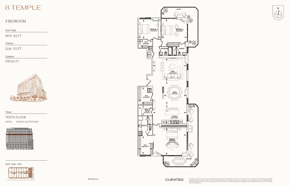 Unit 1016+1017 Floor Plan