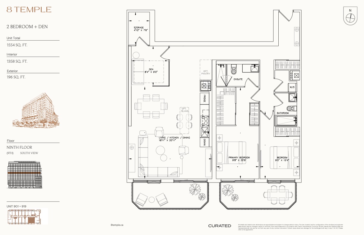Unit 901+919 Floor Plan