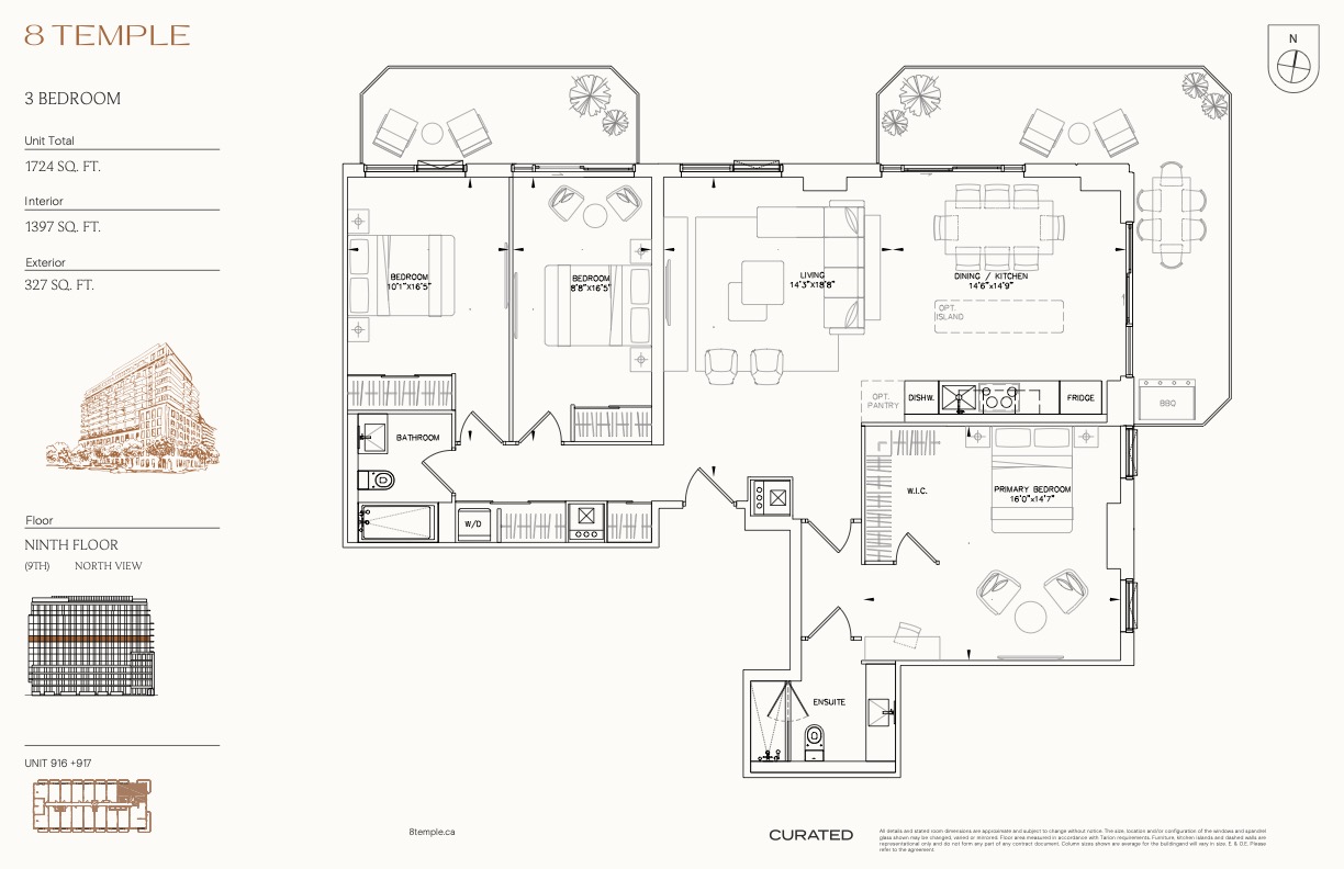 Unit 916+917 Floor Plan