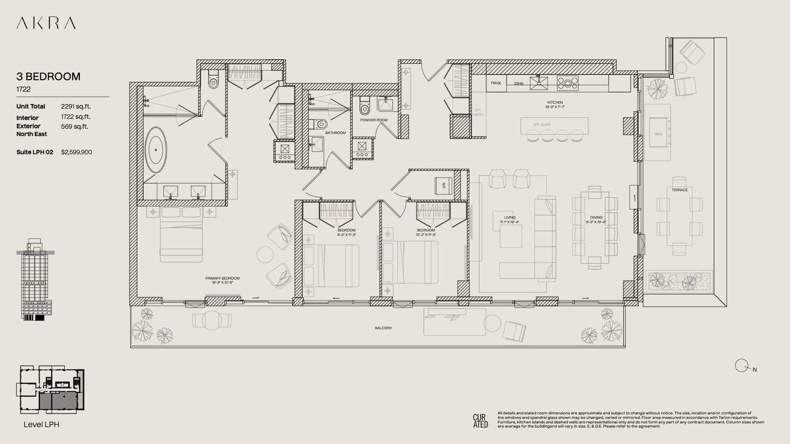 Suite LPH02 Floor Plan