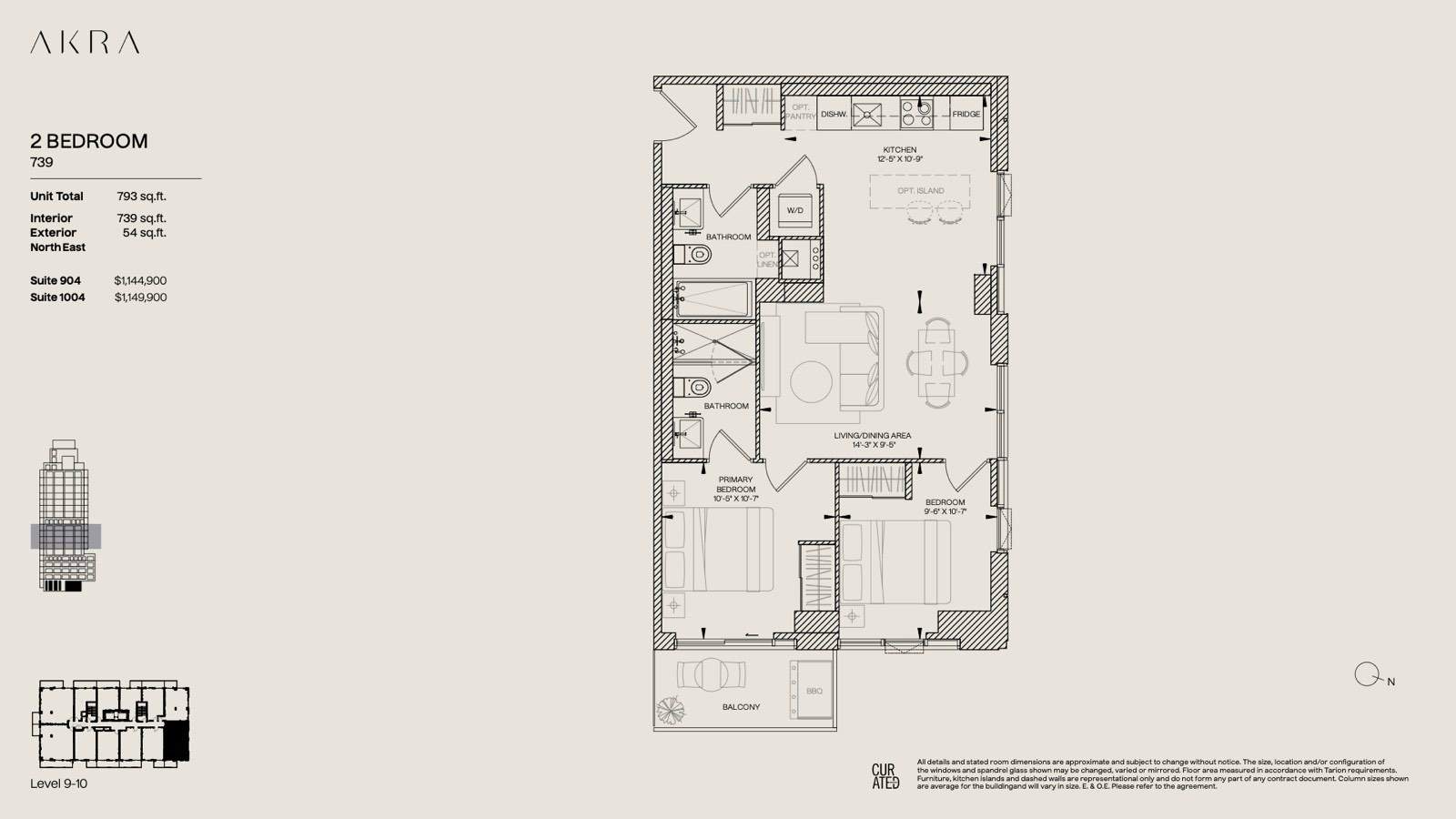 Suite 904/1004 Floor Plan