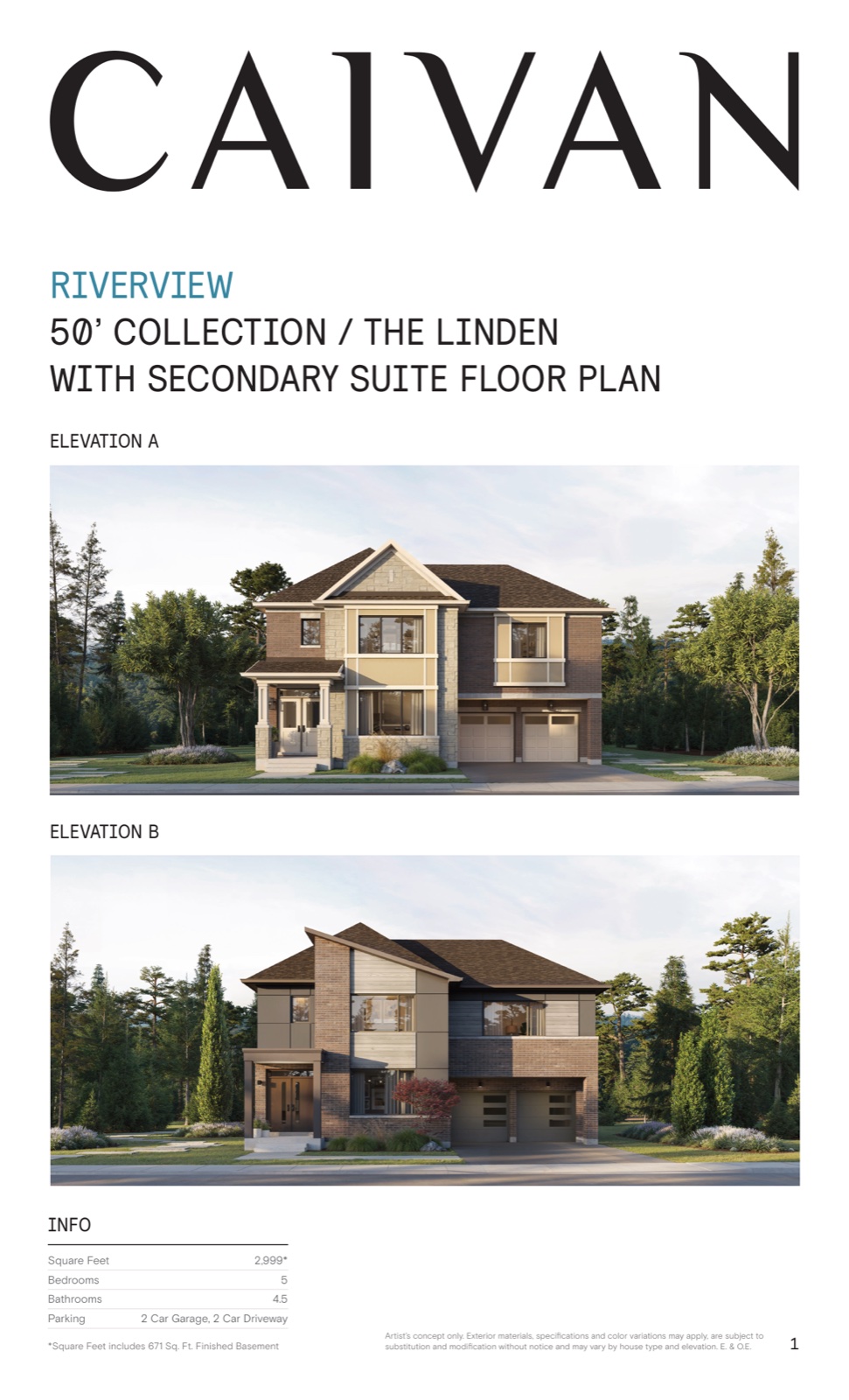 The Linden with Secondary Suite