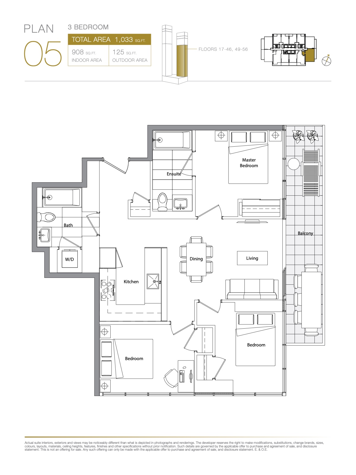 Suite 1805 Floor Plan