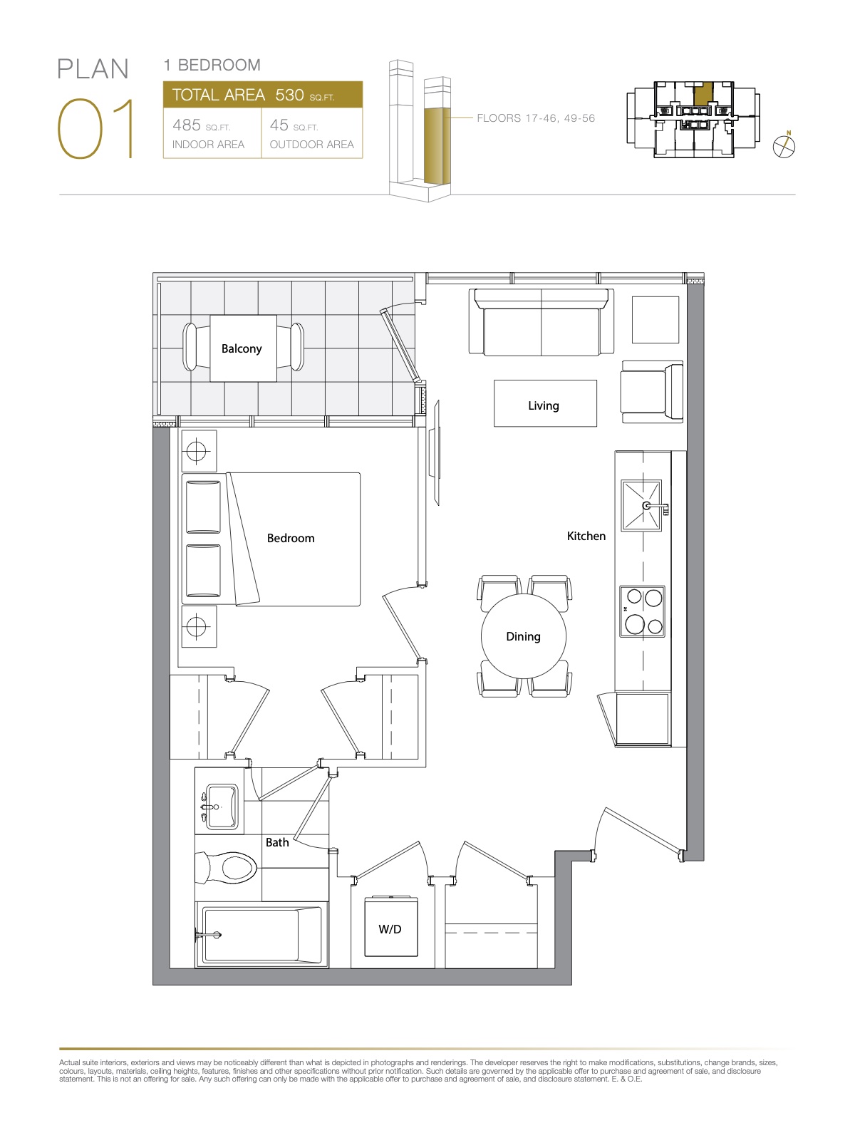 Suite 3801 Floor Plan