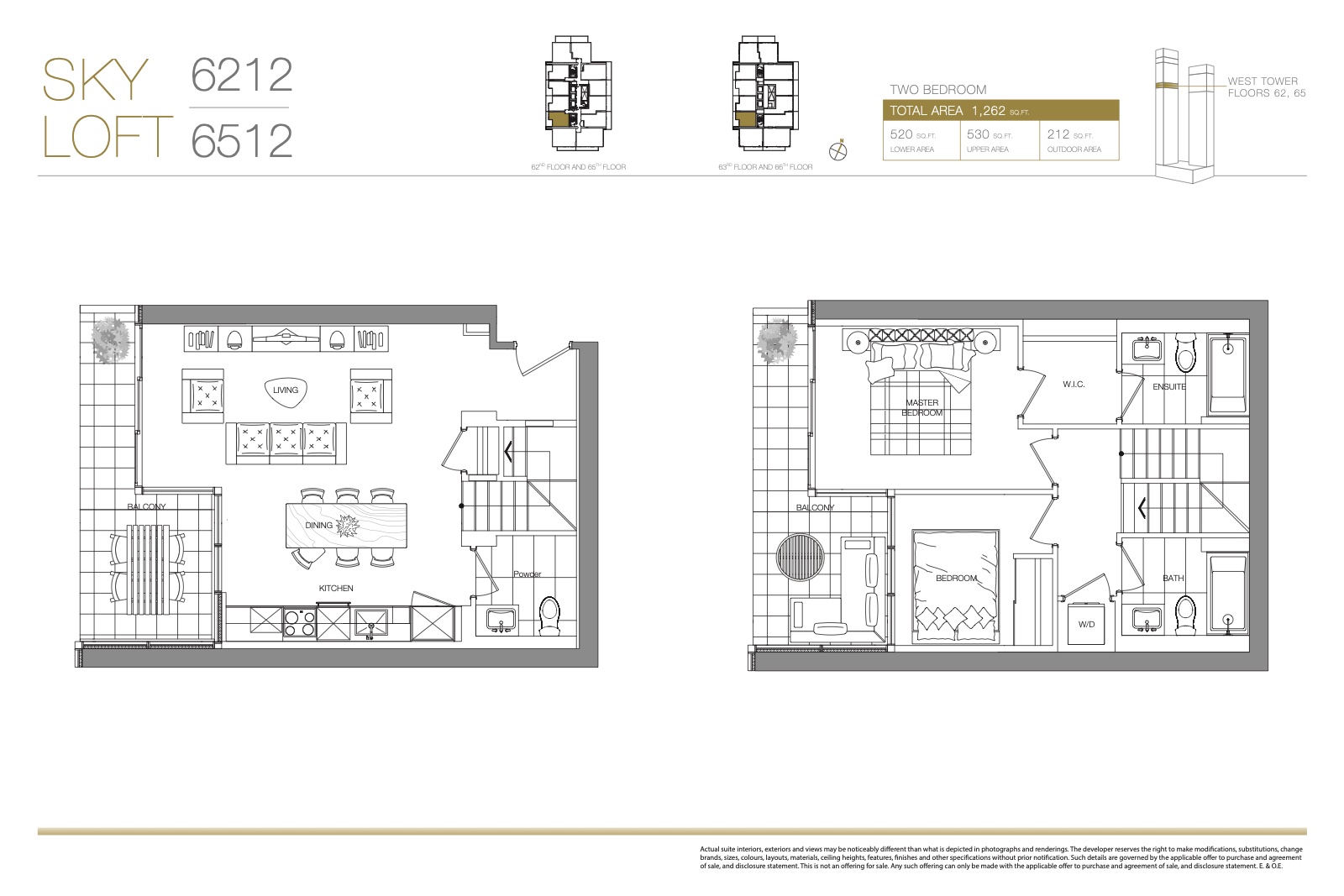 Sky Loft 6512 Floor Plan