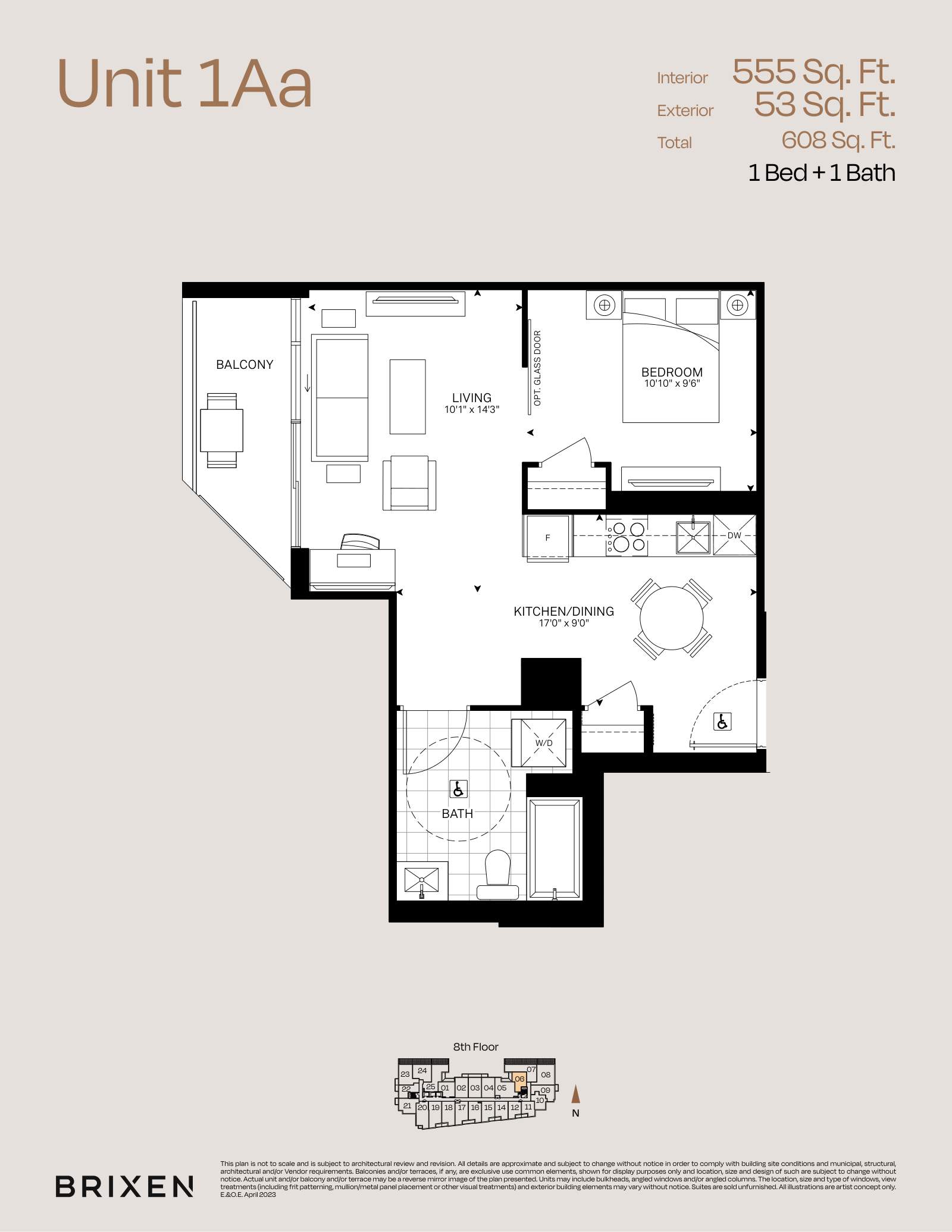 Suite 1AA Floor Plan