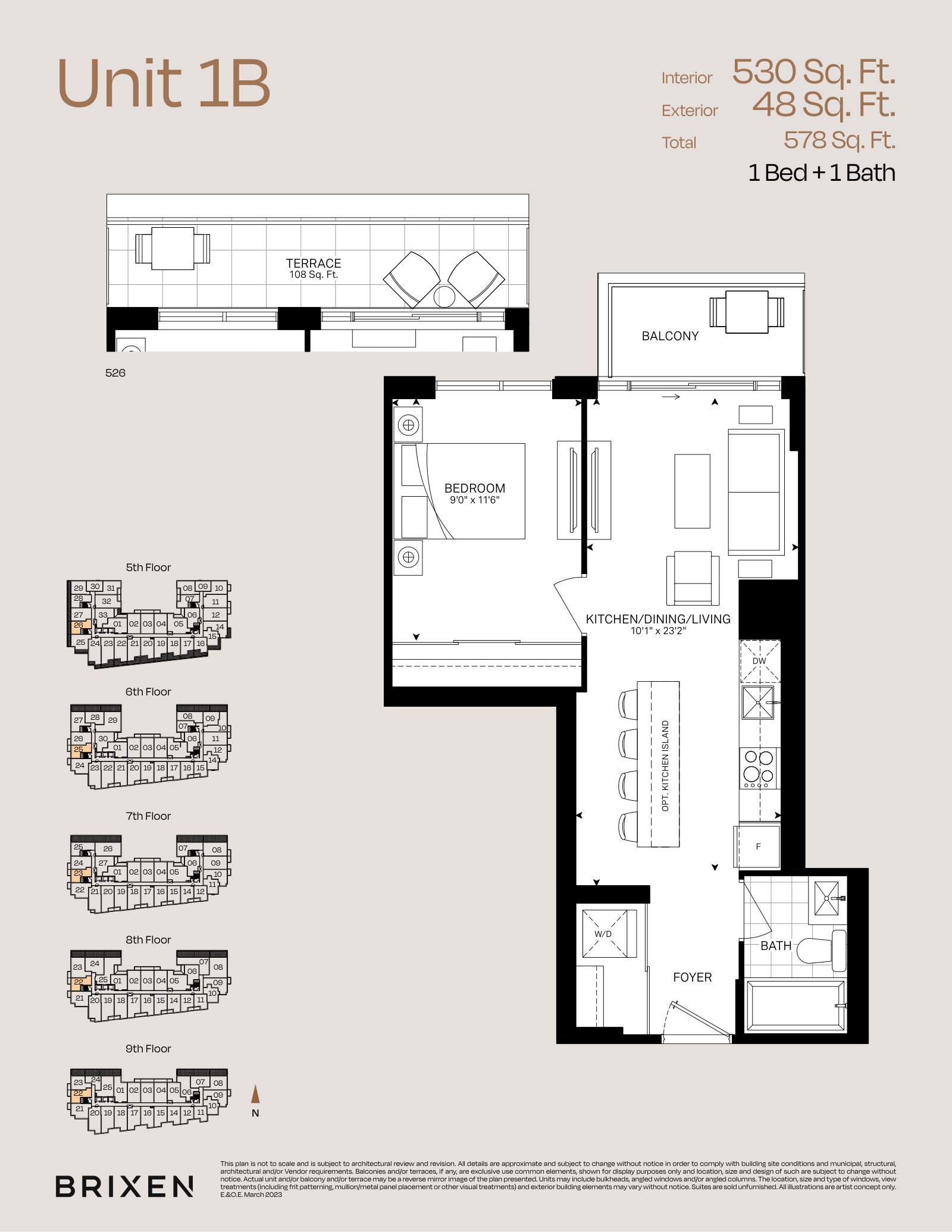 Suite 1B Floor Plan