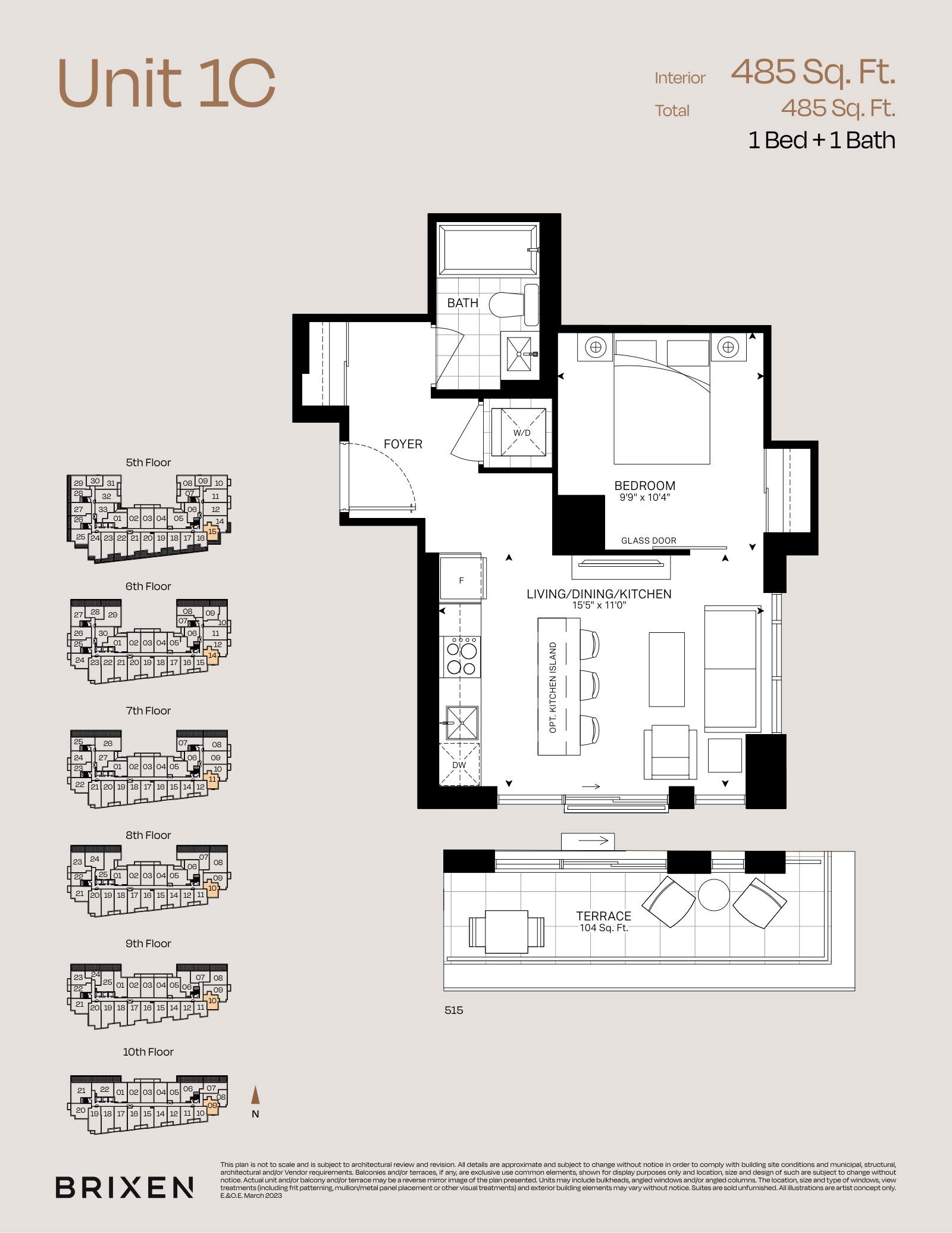 Suite 1C Floor Plan