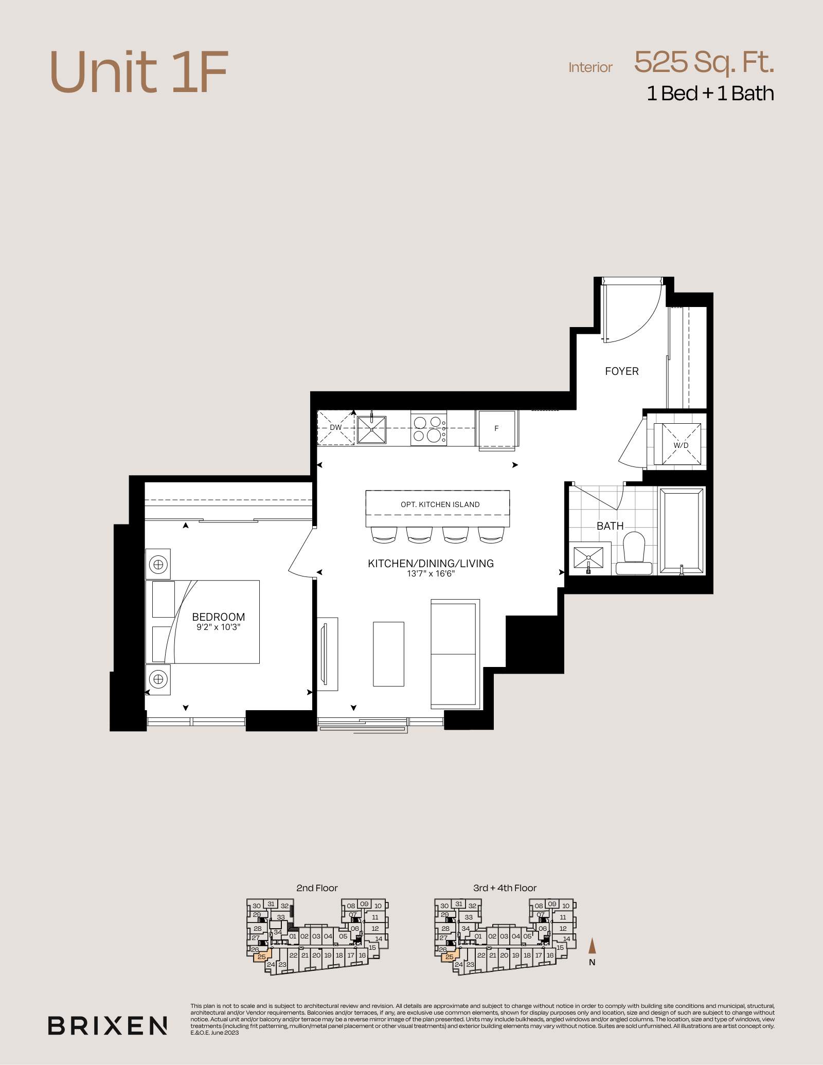 Suite 1F & 1BB Floor Plan