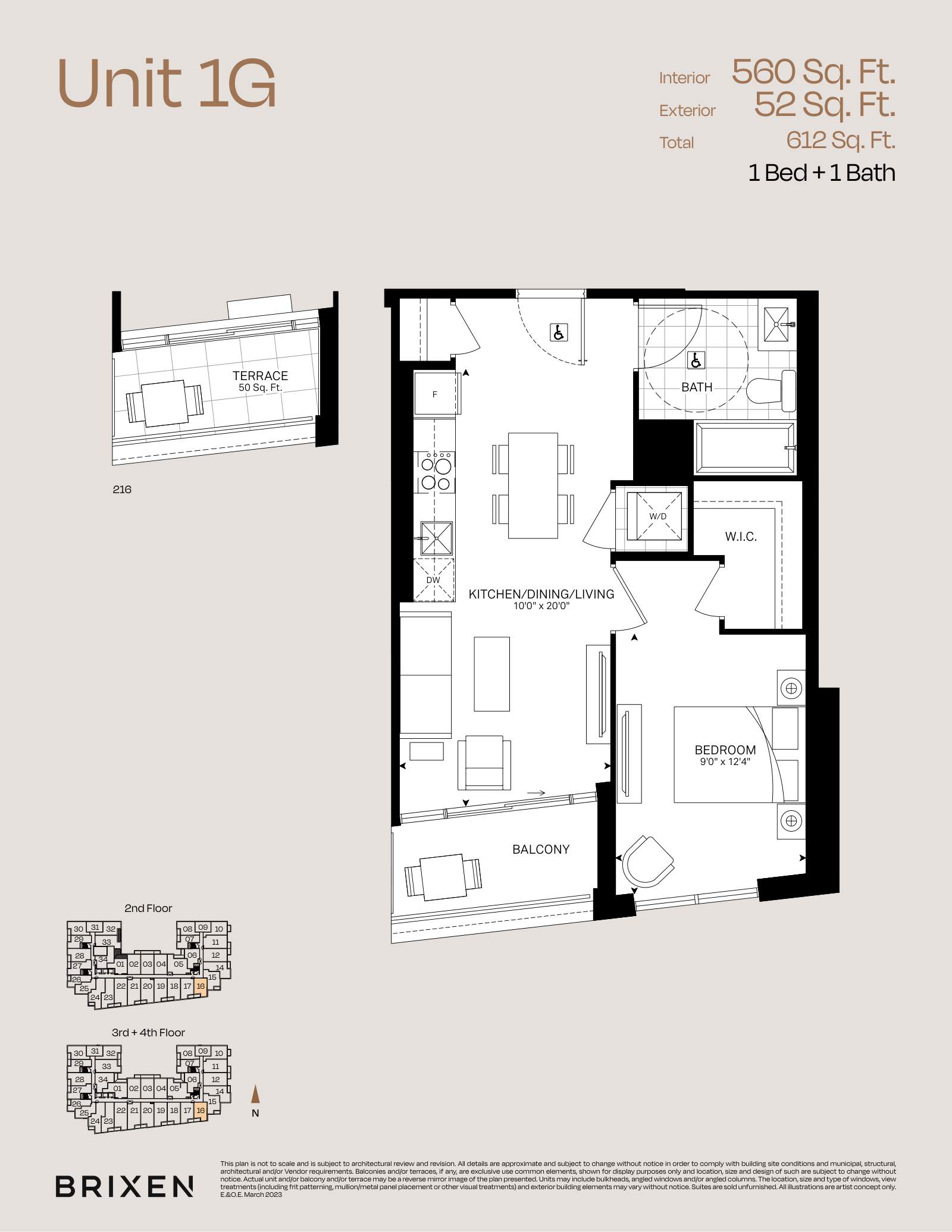 Suite 1G Floor Plan