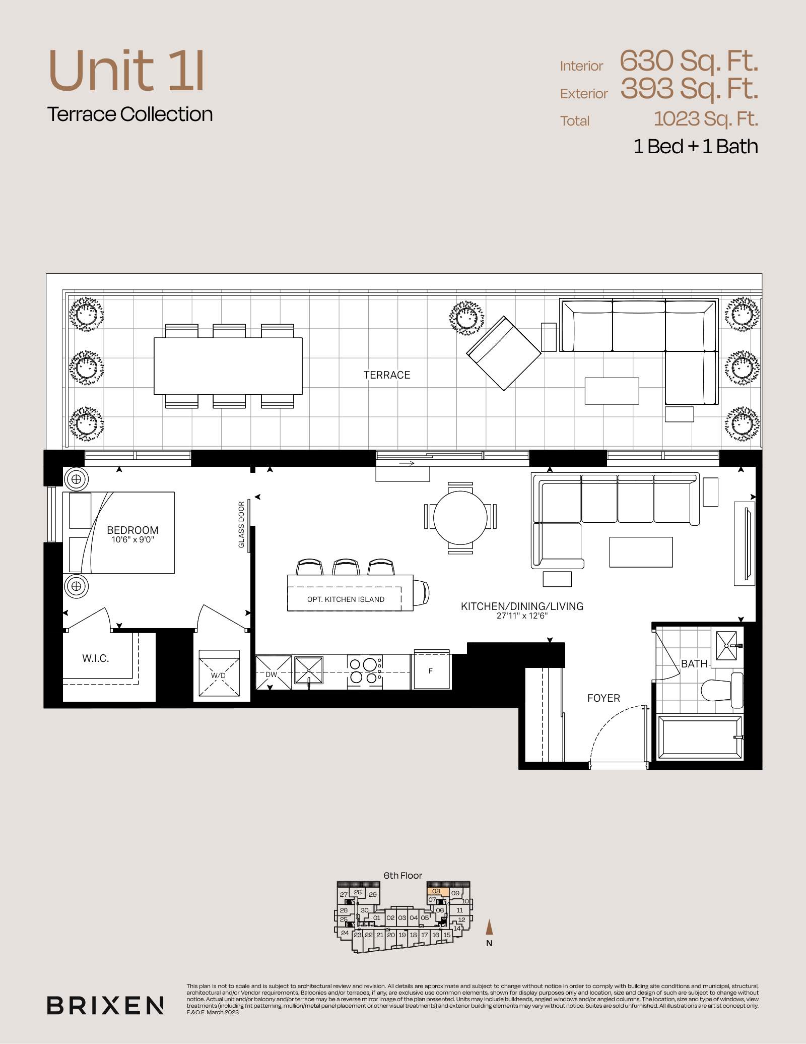 Suite 1I Floor Plan