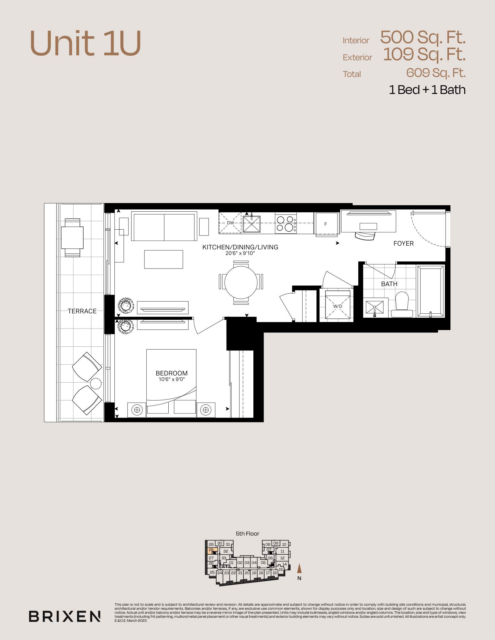 Suite 1U Floor Plan