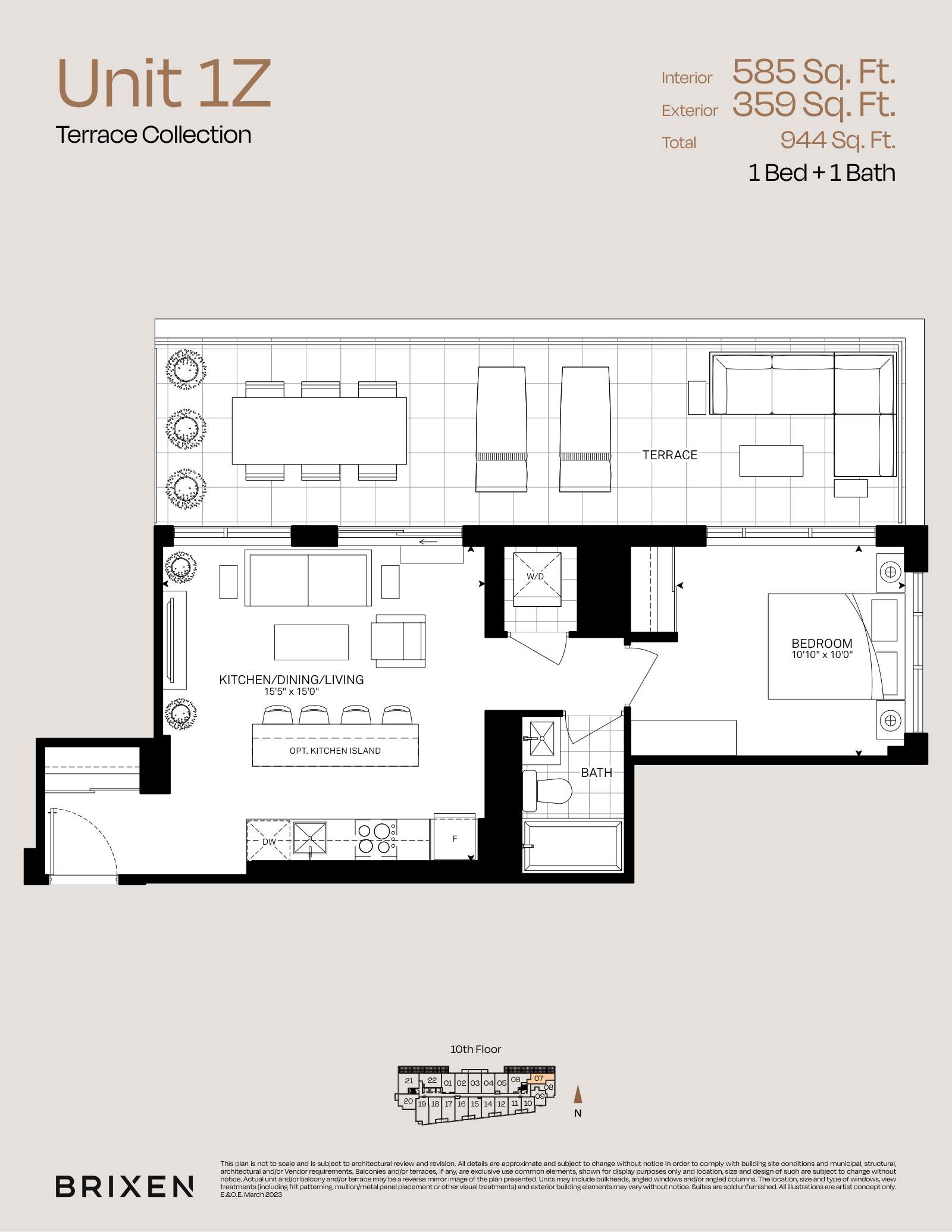 Suite 1Z Floor Plan