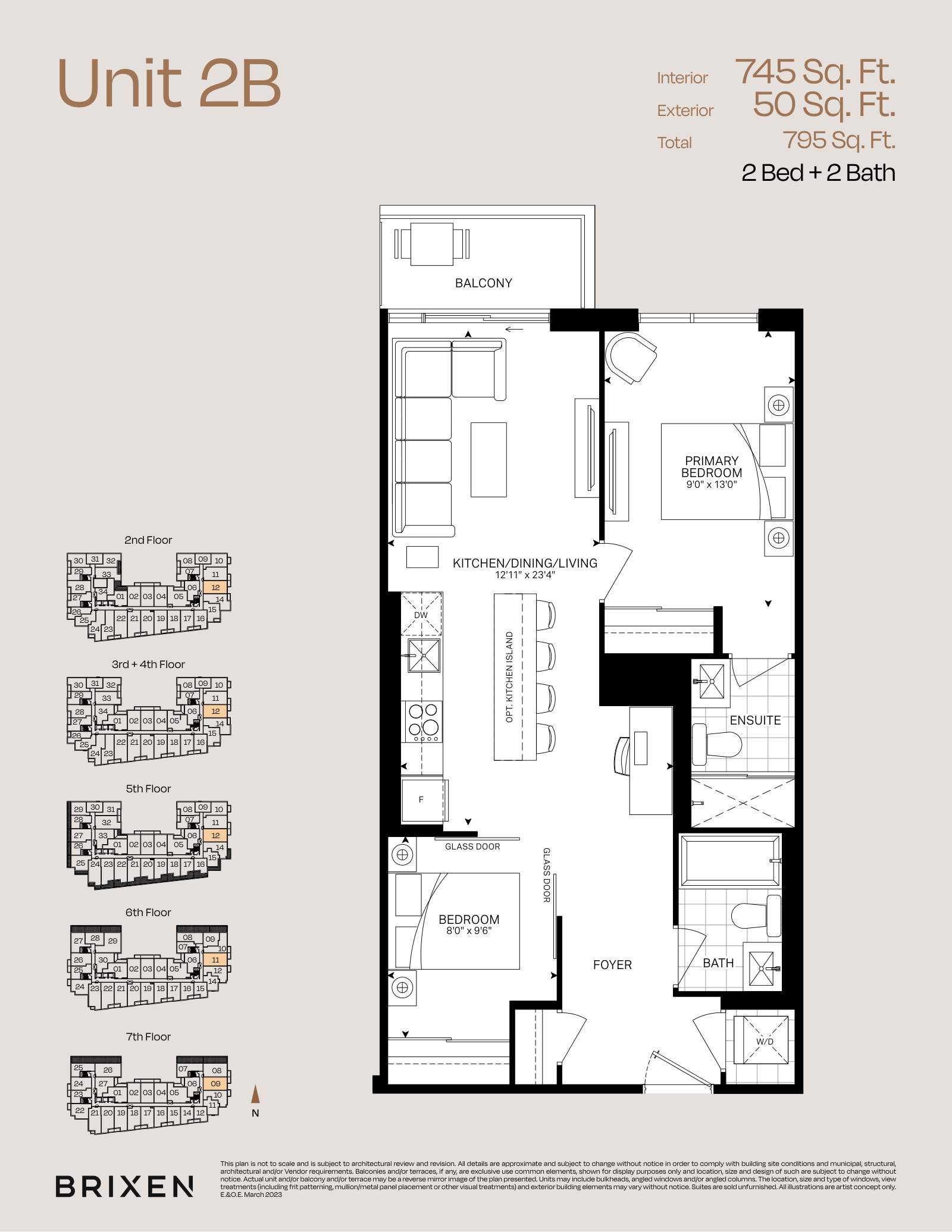 Suite 2B Floor Plan