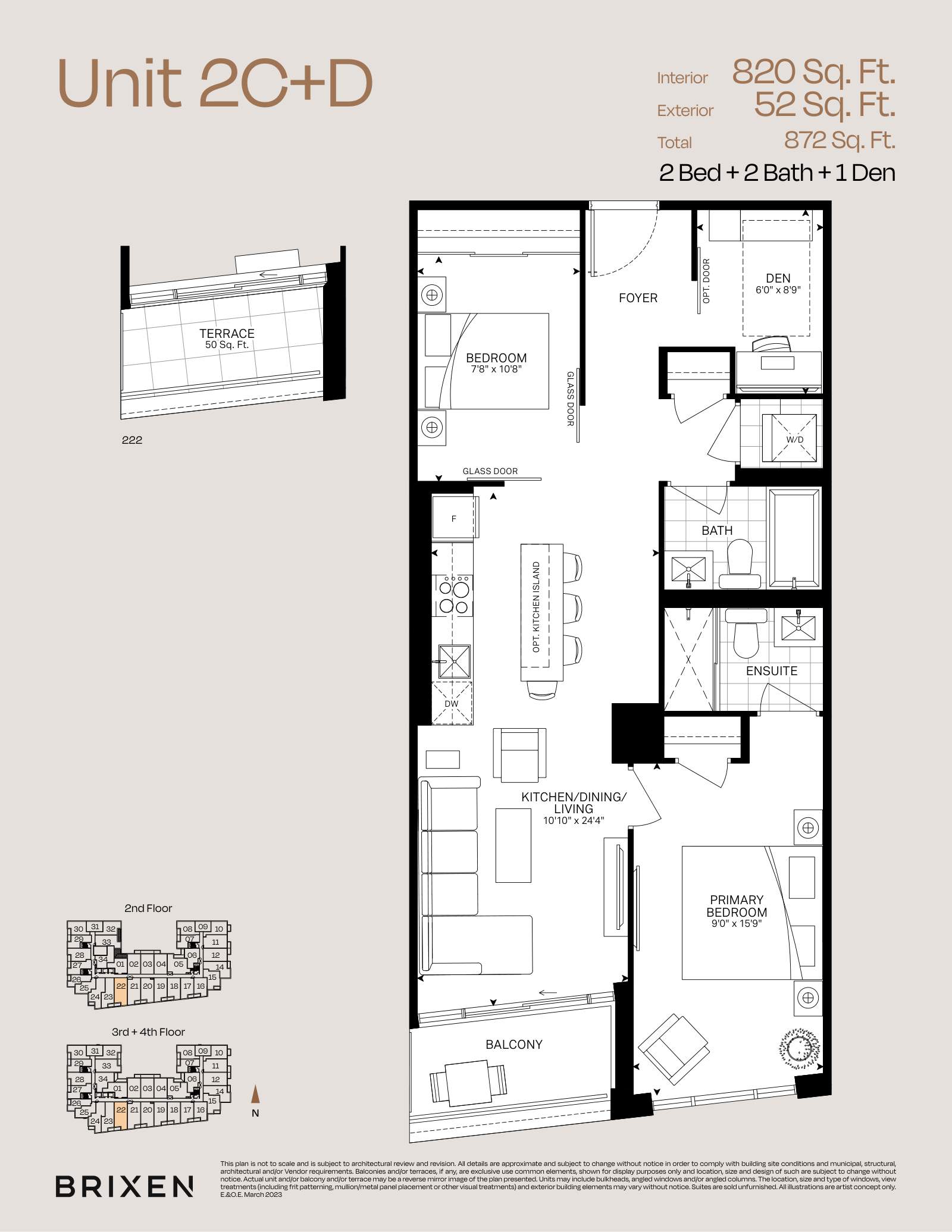 Suite 2C+D Floor Plan