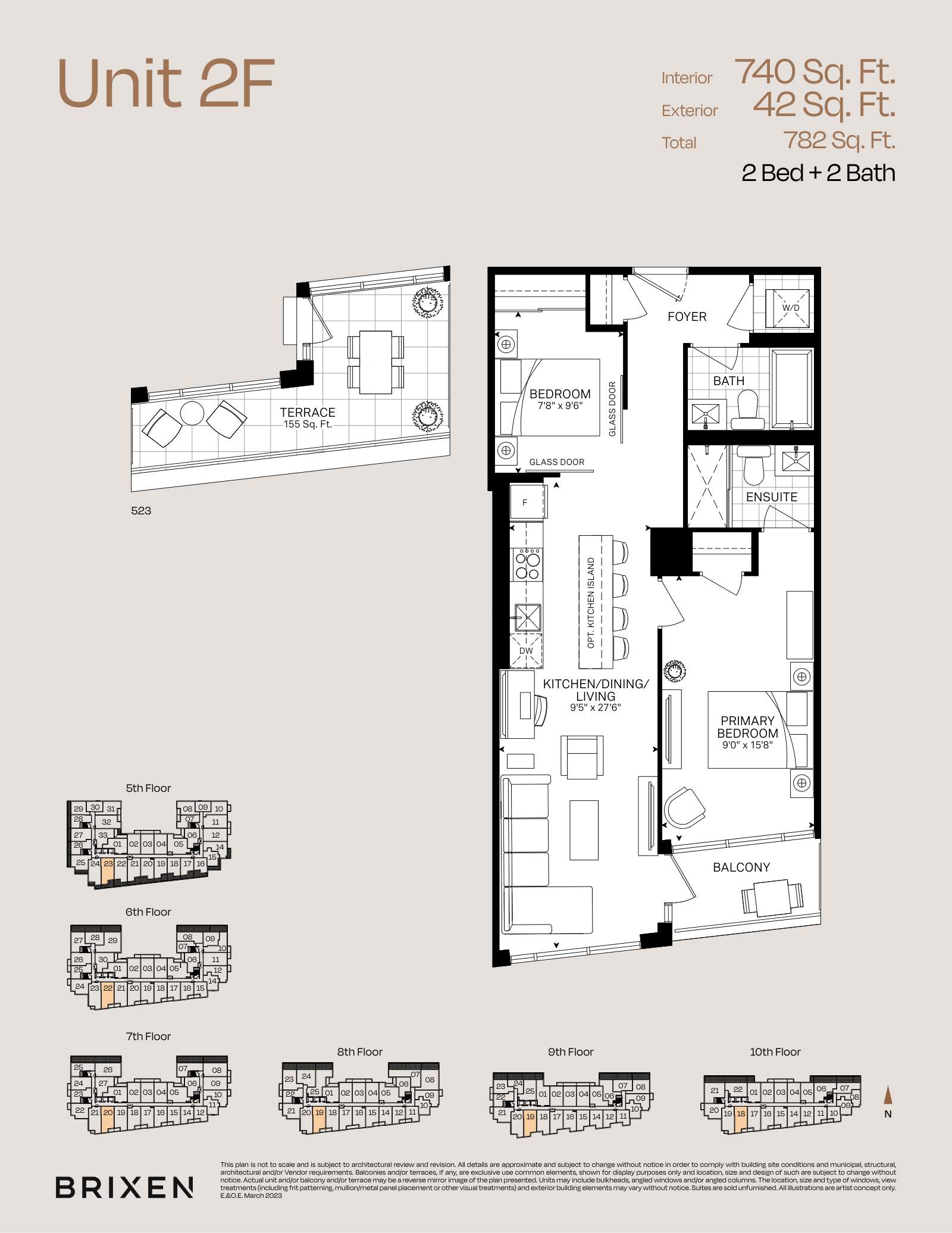 Suite 2F Floor Plan